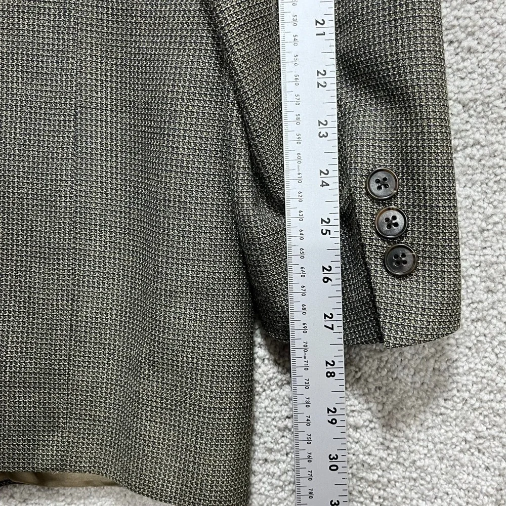 Hart Schaffner Marx  Blazer Men's 41 L Brown‎ Black  Dinner Sport Coat Nordstrom